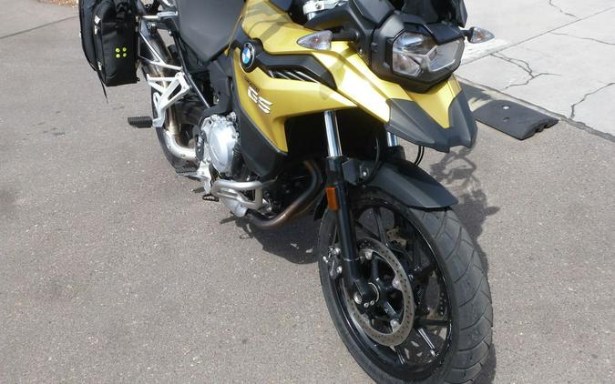 2020 BMW F 750 GS Austin Yellow Metallic Low Susp