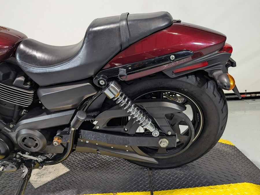 2015 Harley-Davidson Street 750 Mysterious Red Sunglo
