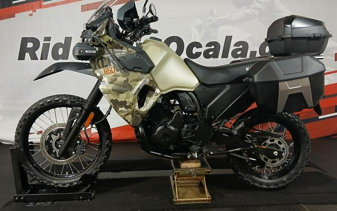 2025 Kawasaki KLR®650 Adventure ABS Cypher Camo Beige