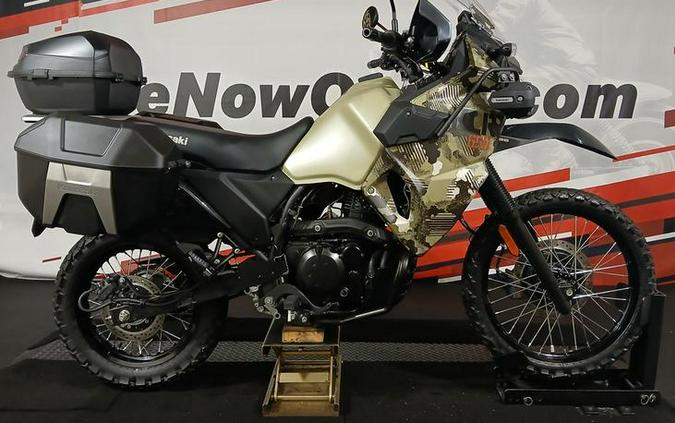 2025 Kawasaki KLR®650 Adventure ABS Cypher Camo Beige