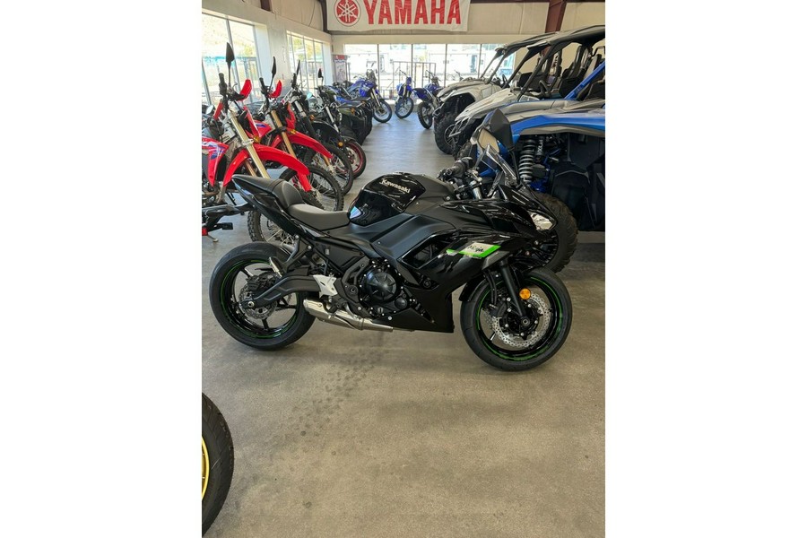 2024 Kawasaki Ninja® 650 - Metallic Matte Dark Gray/Metallic Spark Black/Metallic Flat Spark Black