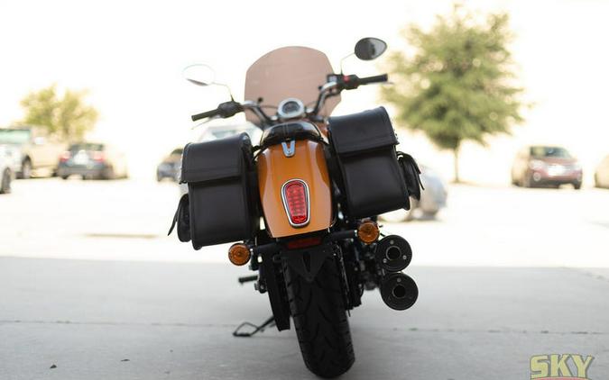 2023 Indian Motorcycle® Scout® ABS Icon Riot Orange Metallic/Black Metallic