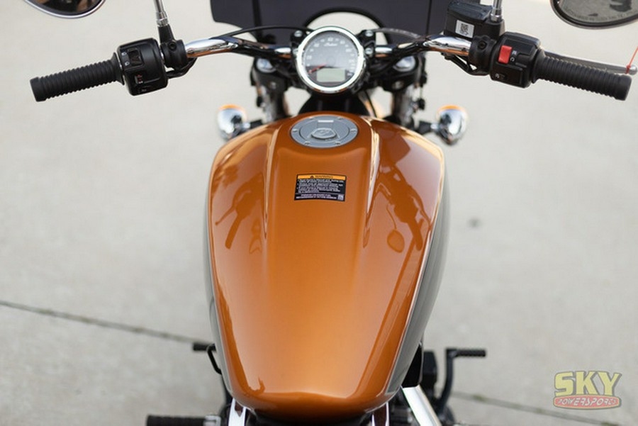 2023 Indian Scout ABS Icon Riot Orange MetallicBlack Metalli