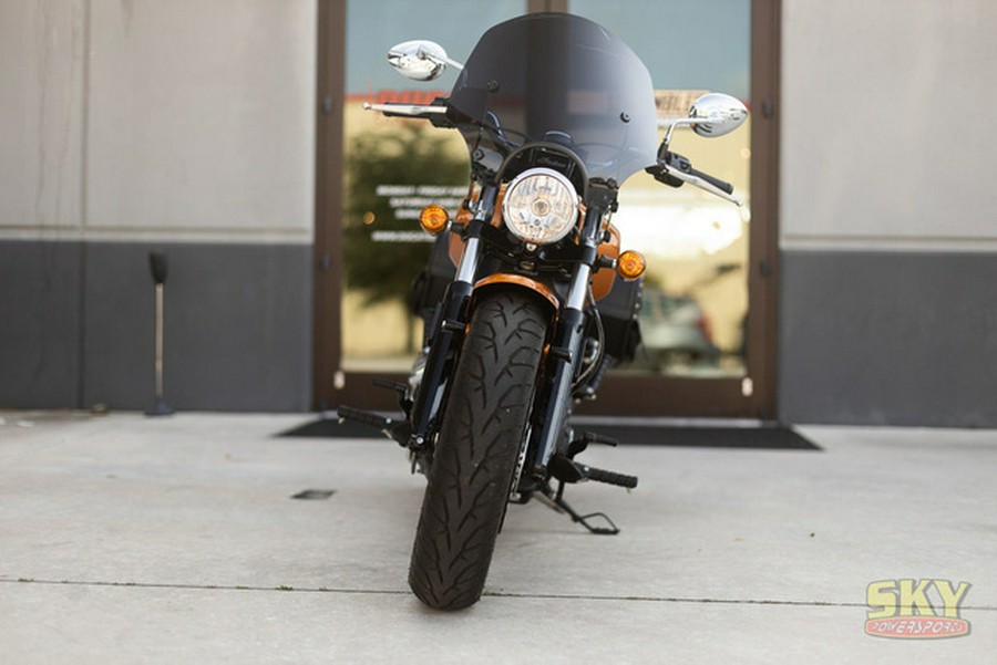 2023 Indian Scout ABS Icon Riot Orange MetallicBlack Metalli