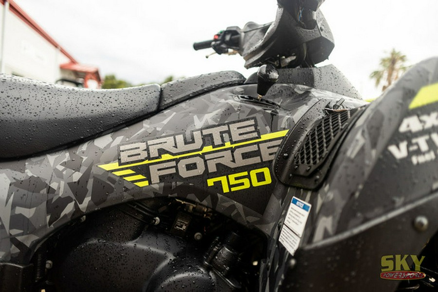 2023 Kawasaki Brute Force 750 4X4i EPS Fragment Camo Gray