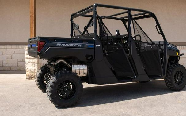 New 2024 POLARIS RANGER CREW XP 1000 PREMIUM AZURE CRYSTAL METALLIC