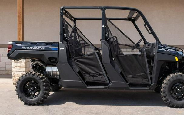 New 2024 POLARIS RANGER CREW XP 1000 PREMIUM AZURE CRYSTAL METALLIC