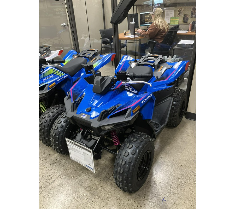 2024 Polaris Industries OUTLAW 70 EFI VELOCITY BLUE / FIERCE FUSCIA