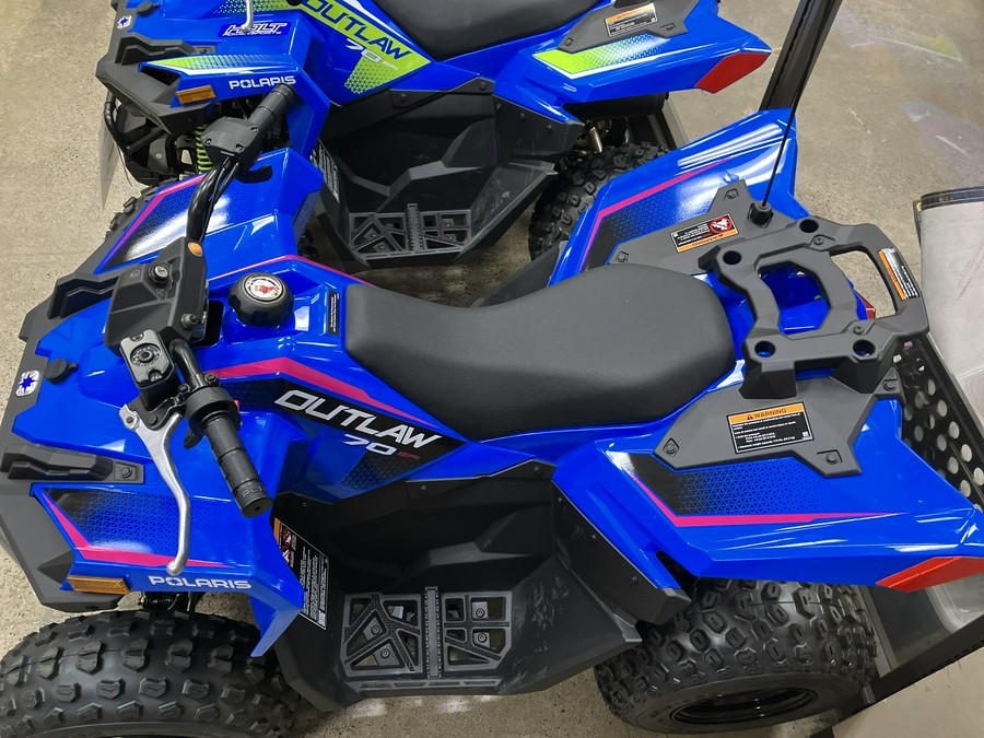 2024 Polaris Industries OUTLAW 70 EFI VELOCITY BLUE / FIERCE FUSCIA