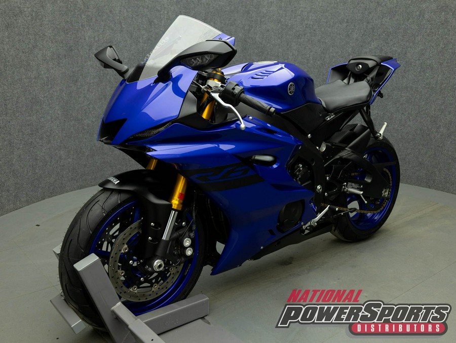 2018 YAMAHA YZFR6 600 W/ABS