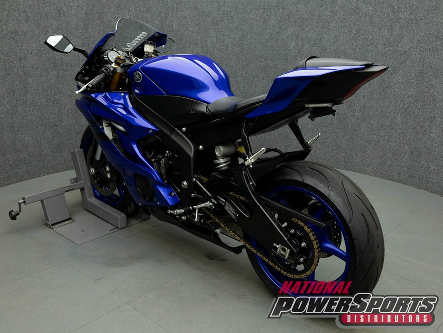 2018 YAMAHA YZFR6 600 W/ABS