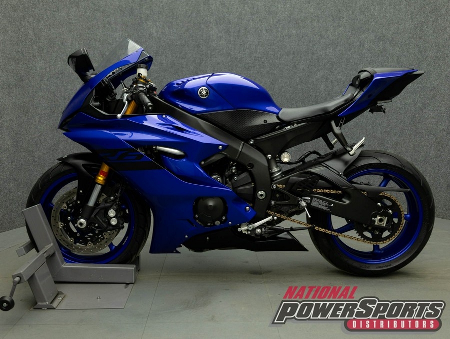 2018 YAMAHA YZFR6 600 W/ABS