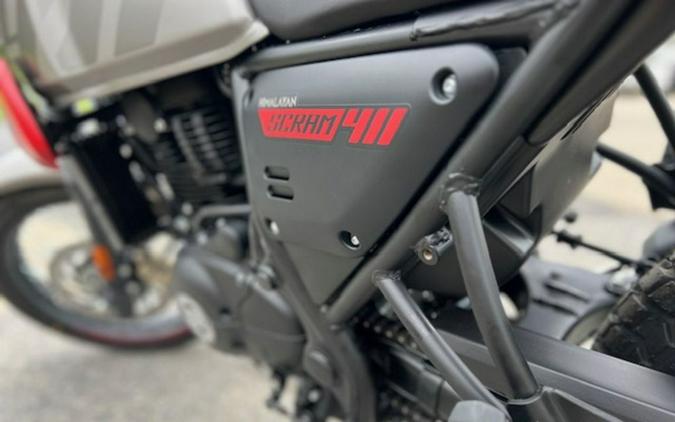 2023 Royal Enfield Scram 411 Graphite Red