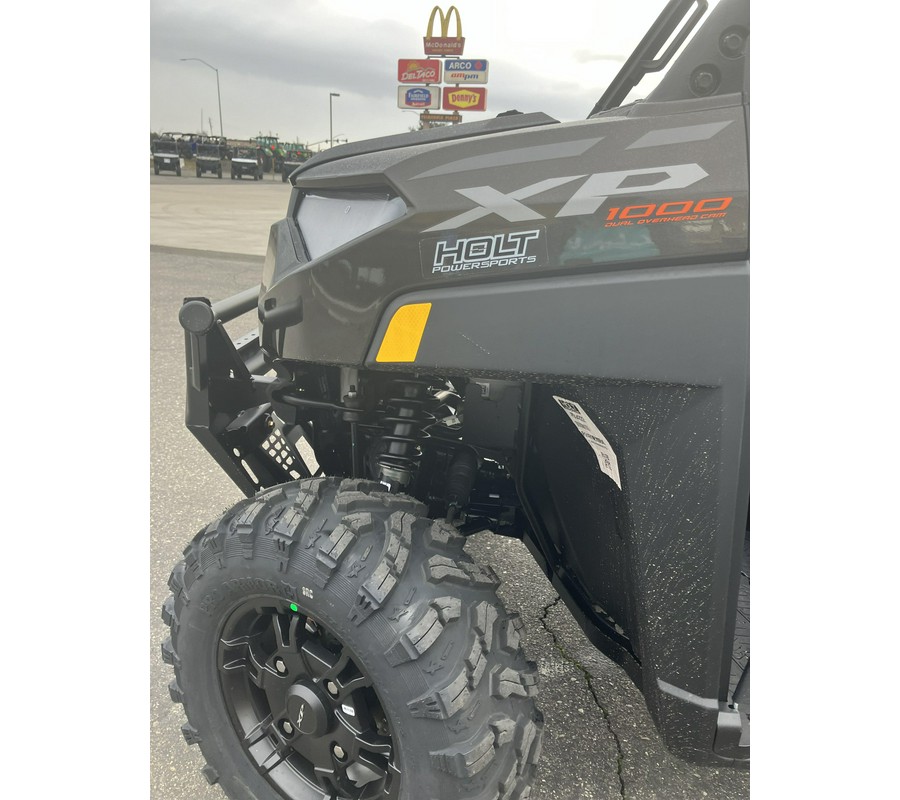 2024 Polaris Industries RANGER CREW XP 1000 PREMIUM SUPER GRAPHITE WITH ORANGE BURST ACCENTS