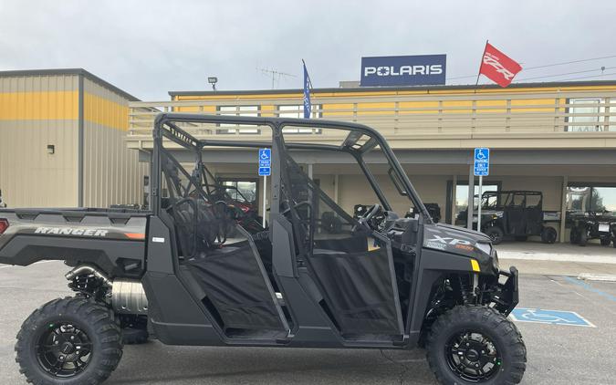 2024 Polaris Industries RANGER CREW XP 1000 PREMIUM SUPER GRAPHITE WITH ORANGE BURST ACCENTS