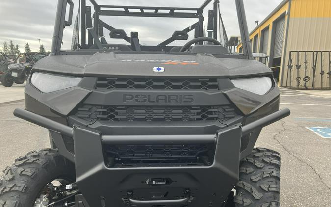 2024 Polaris Industries RANGER CREW XP 1000 PREMIUM SUPER GRAPHITE WITH ORANGE BURST ACCENTS