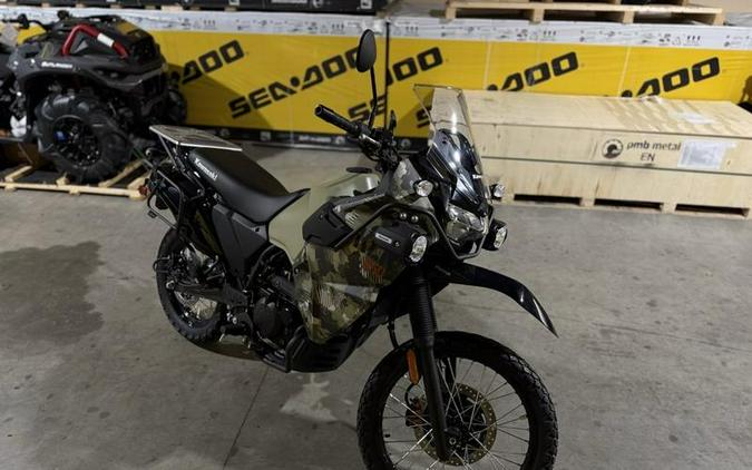 2026 Kawasaki KLR®650 Adventure ABS Cypher Camo Beige