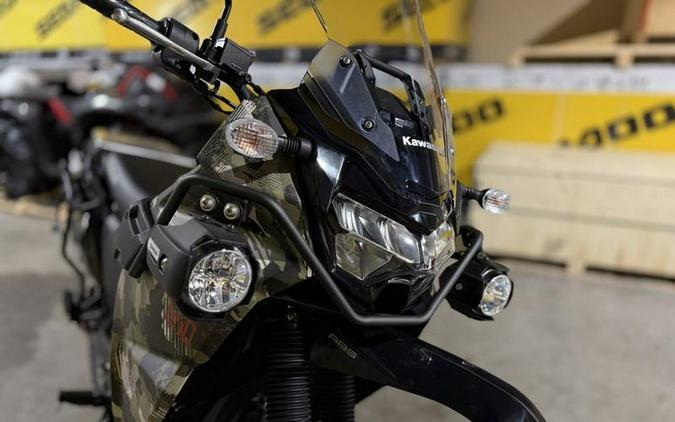 2026 Kawasaki KLR®650 Adventure ABS Cypher Camo Beige