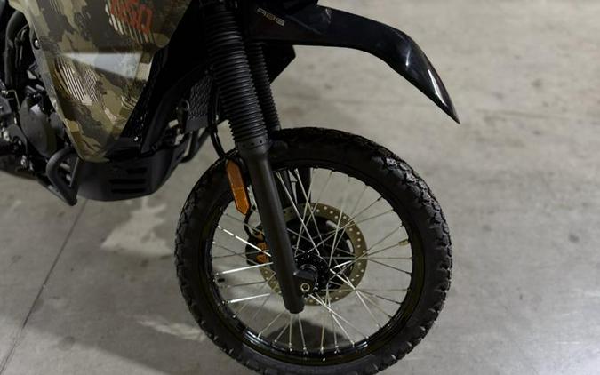 2026 Kawasaki KLR®650 Adventure ABS Cypher Camo Beige