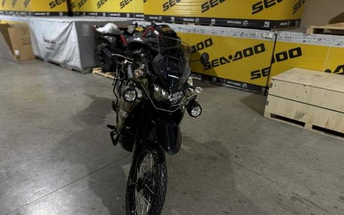 2026 Kawasaki KLR®650 Adventure ABS Cypher Camo Beige
