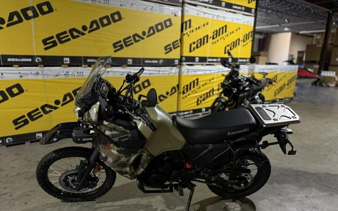 2026 Kawasaki KLR®650 Adventure ABS Cypher Camo Beige