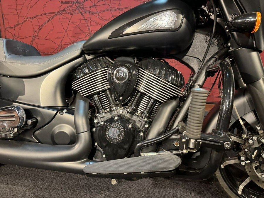 2021 Indian Motorcycle® Chieftain® Dark Horse® Thunder Black Smoke