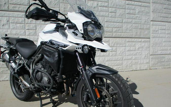 2017 Triumph Tiger Explorer XRT Crystal White