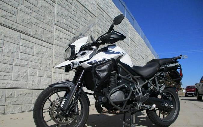 2017 Triumph Tiger Explorer XRT Crystal White