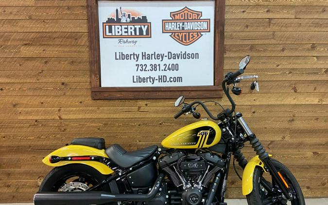 2023 Harley-Davidson Street Bob 114 Industrial Yellow FXBBS