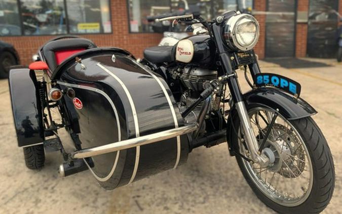 2009 Royal Enfield C5 Classic With Matching Sidecar