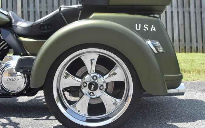 2022 Harley-Davidson Tri Glide Ultra Mineral Green Denim Deluxe
