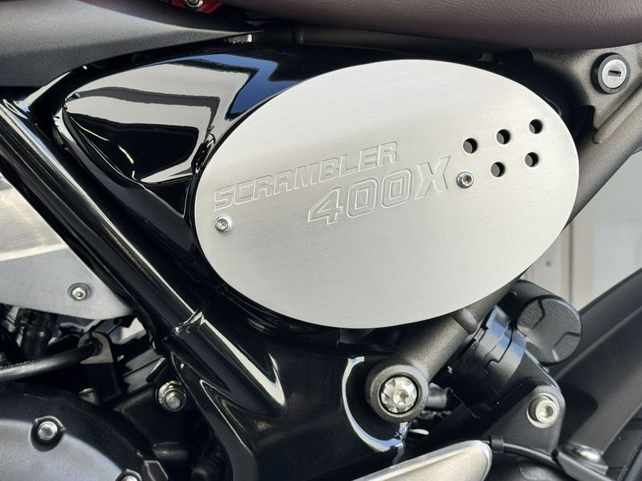 2026 Triumph Scrambler 400 X Baja Orange/Aluminium