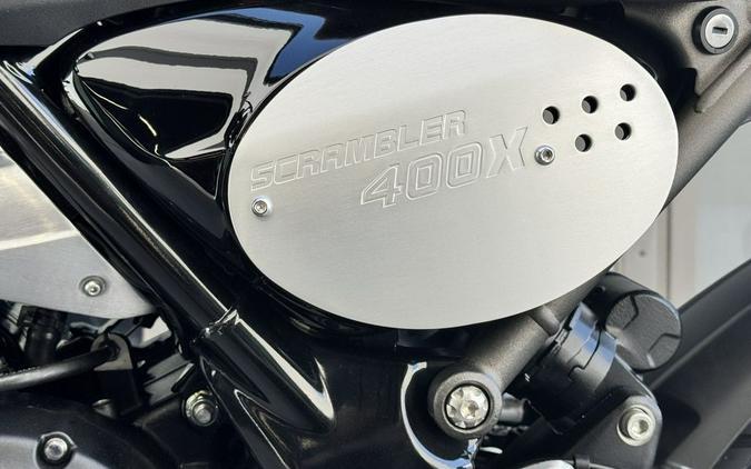2026 Triumph Scrambler 400 X Baja Orange/Aluminium
