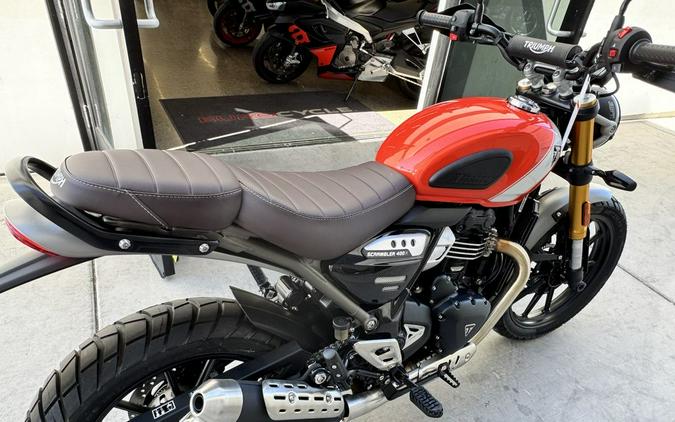 2026 Triumph Scrambler 400 X Baja Orange/Aluminium