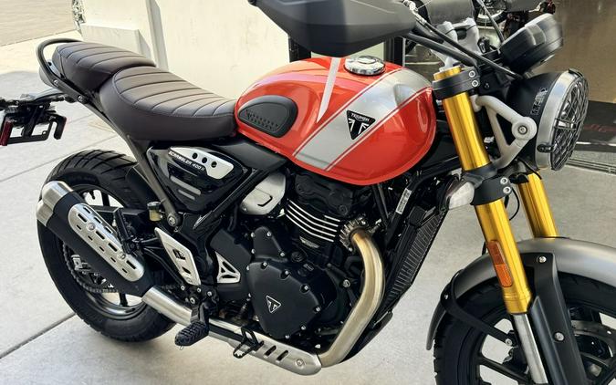2026 Triumph Scrambler 400 X Baja Orange/Aluminium