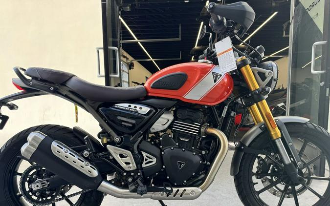 2026 Triumph Scrambler 400 X Baja Orange/Aluminium
