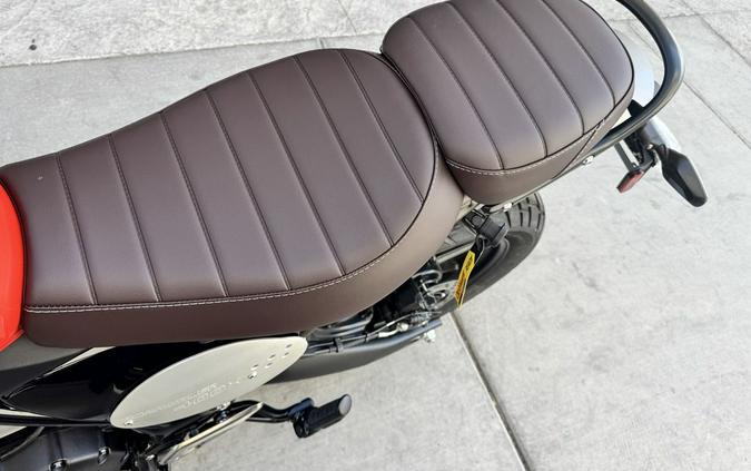 2026 Triumph Scrambler 400 X Baja Orange/Aluminium