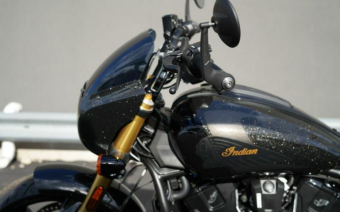 2026 Indian Motorcycle 101 Scout Black Crystal with Super Graphite