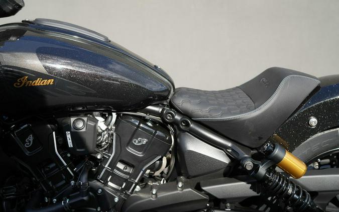 2026 Indian Motorcycle 101 Scout Black Crystal with Super Graphite