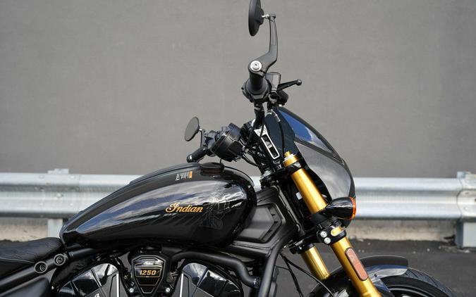 2026 Indian Motorcycle 101 Scout Black Crystal with Super Graphite