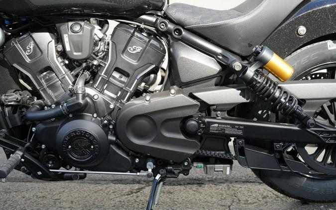 2026 Indian Motorcycle 101 Scout Black Crystal with Super Graphite