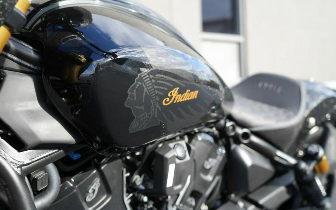 2026 Indian Motorcycle 101 Scout Black Crystal with Super Graphite
