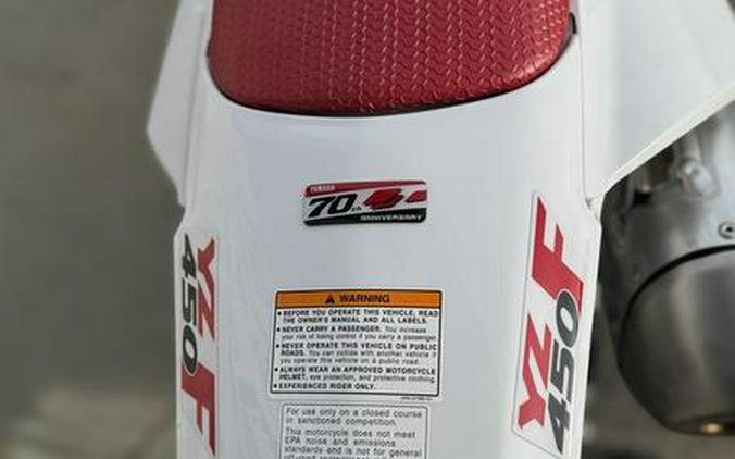 2026 Yamaha YZ450F 70th Anniversary Edition