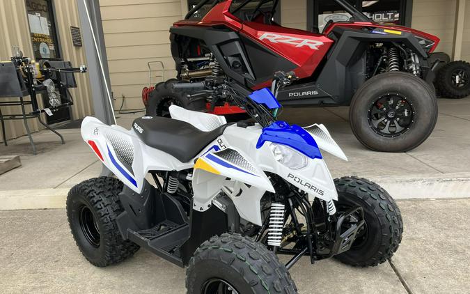 2024 Polaris Industries OUTLAW 110 EFI BRIGHT WHITE POLARIS BLUE