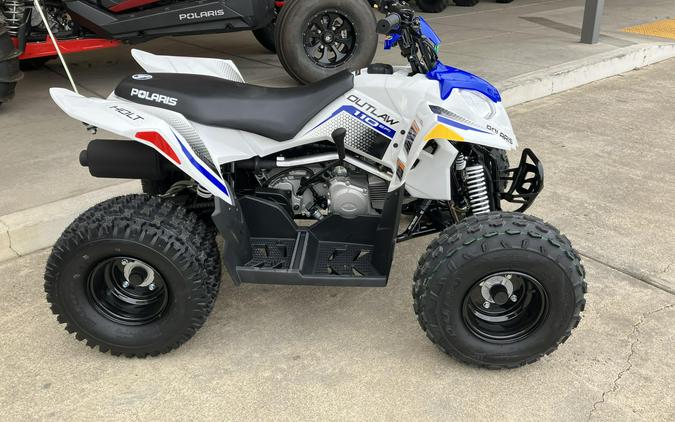 2024 Polaris Industries OUTLAW 110 EFI BRIGHT WHITE POLARIS BLUE