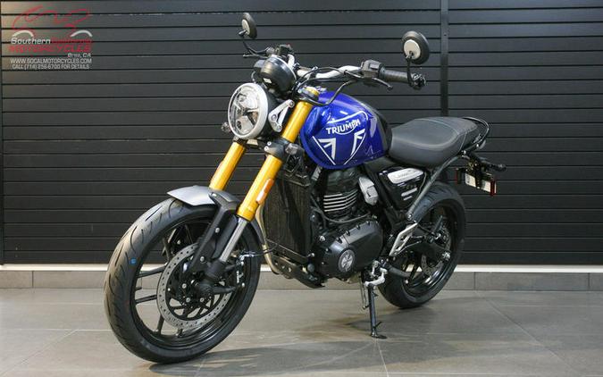 2024 Triumph Speed 400 Caspian Blue / Storm Grey