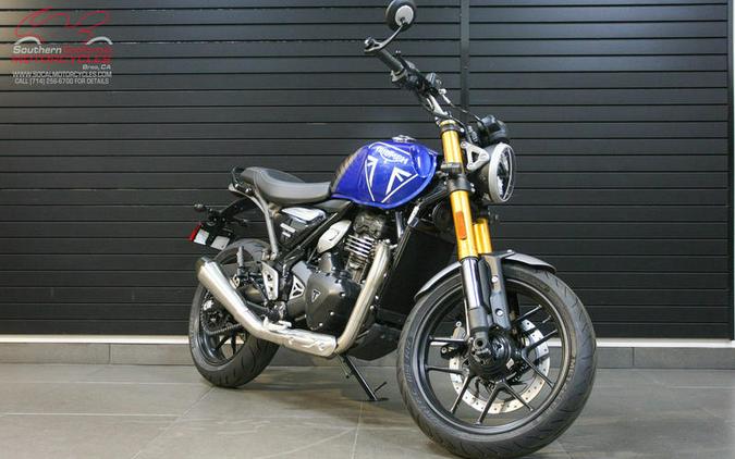 2024 Triumph Speed 400 Caspian Blue / Storm Grey