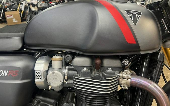 2020 Triumph Thruxton RS - Showcase Matte Storm Grey/Matte Silv