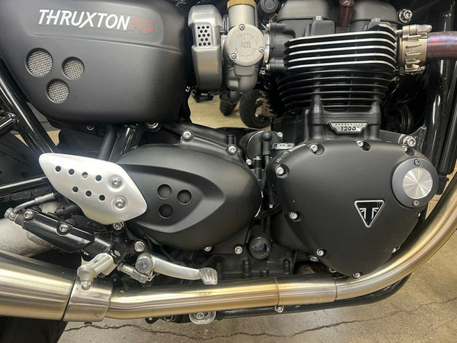 2020 Triumph Thruxton RS - Showcase Matte Storm Grey/Matte Silver Ice