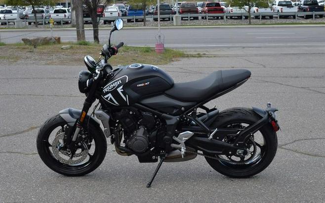 2024 Triumph Trident 660 Matte Jet Black/Matte Silver Ice